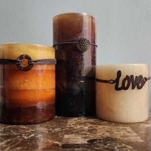 Set of 3 candles